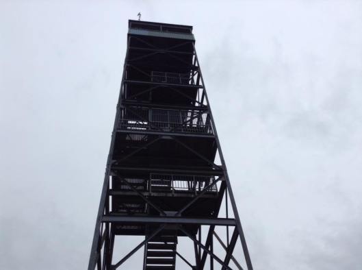 Lookout tower view from base