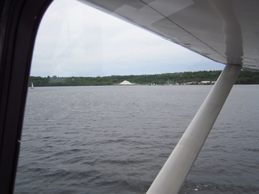 Salt pile on the shore