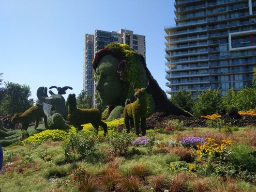 Mother Earth plant sculpture